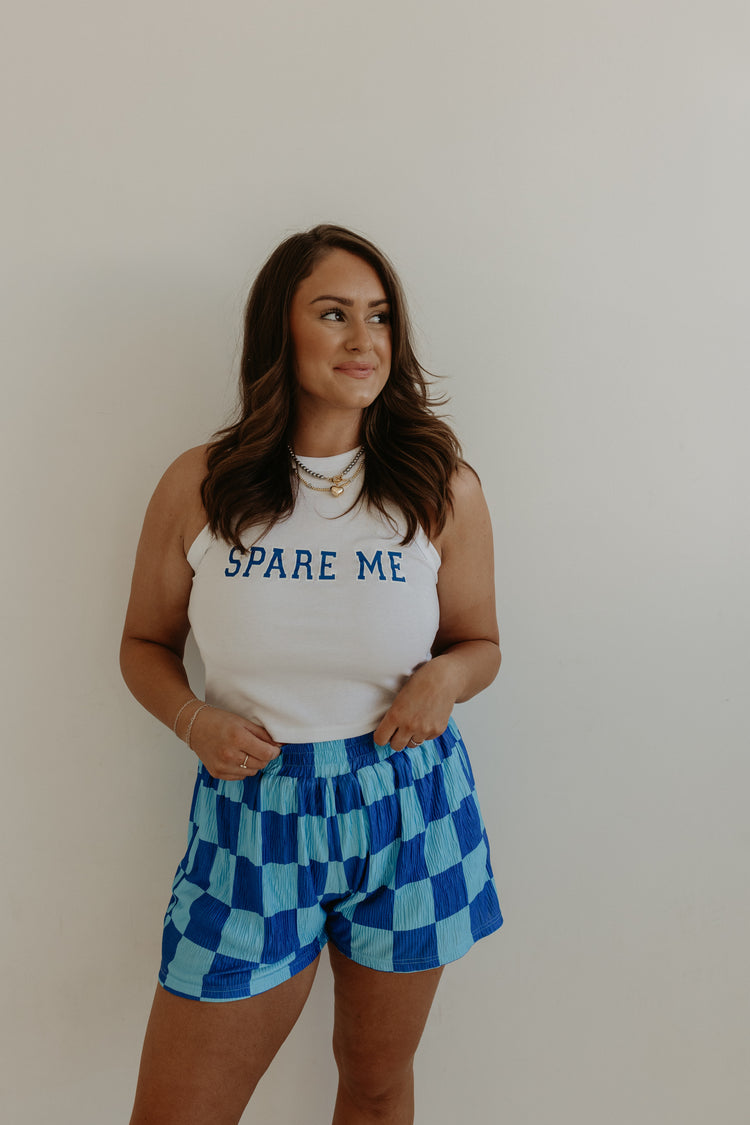 SPARE ME TANK (DARK BLUE)