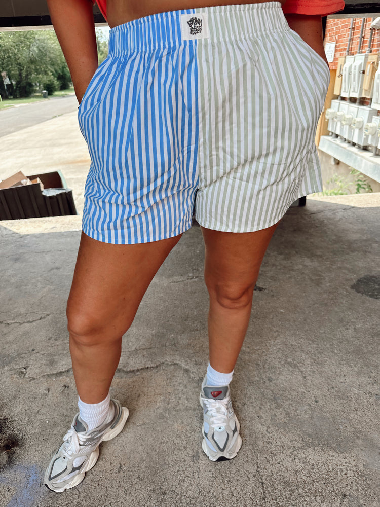 B&B BOXERS (BLUE/GREEN)