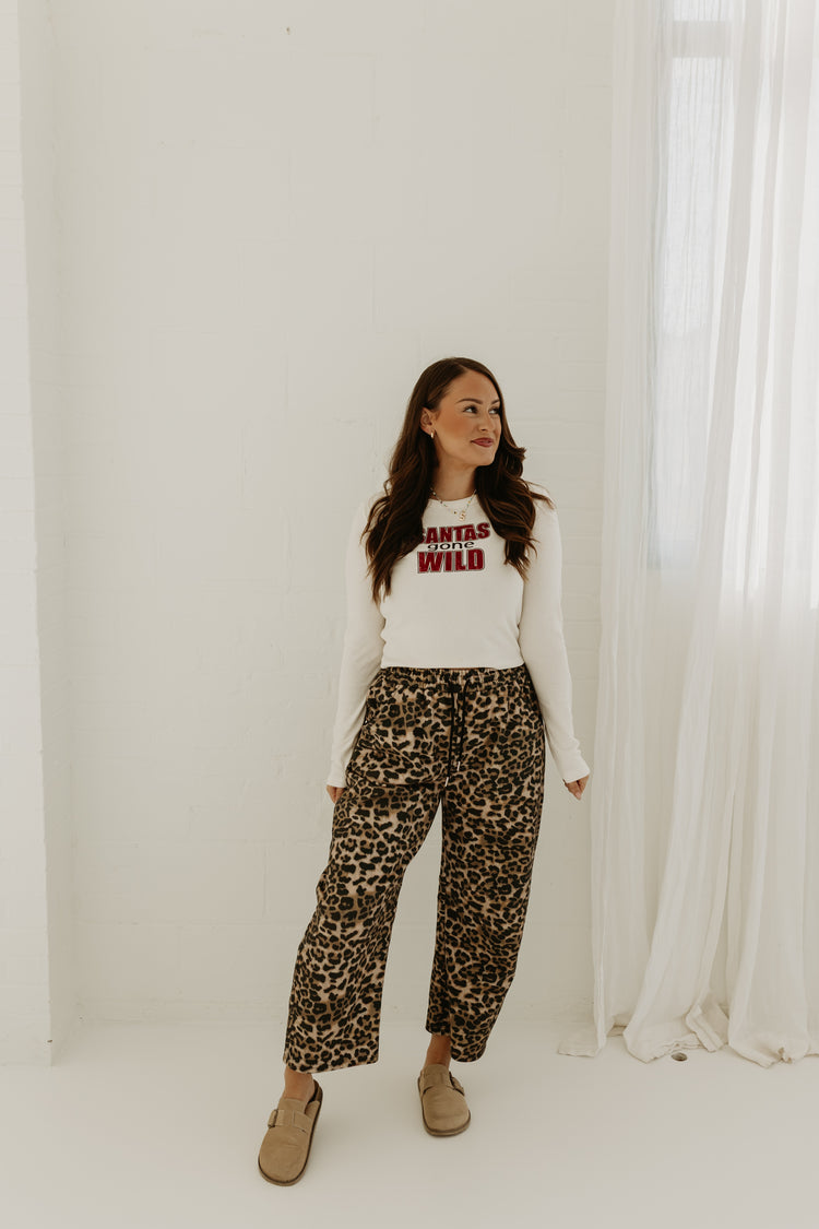 Barrel Sweat Pants (LEOPARD) PRE ORDER