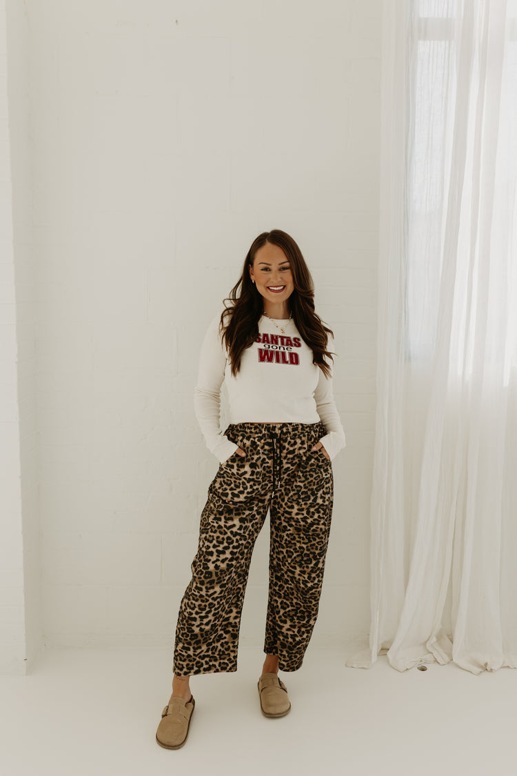 Barrel Sweat Pants (LEOPARD) PRE ORDER