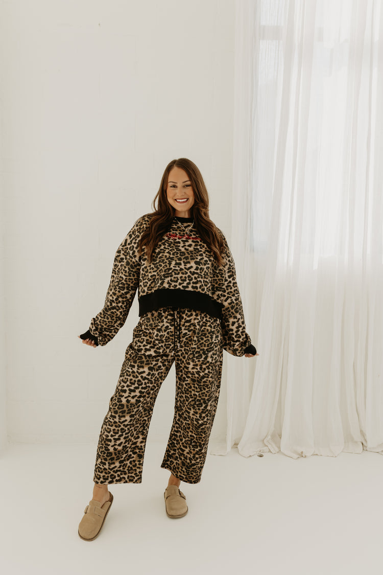 Barrel Sweat Pants (LEOPARD) PRE ORDER