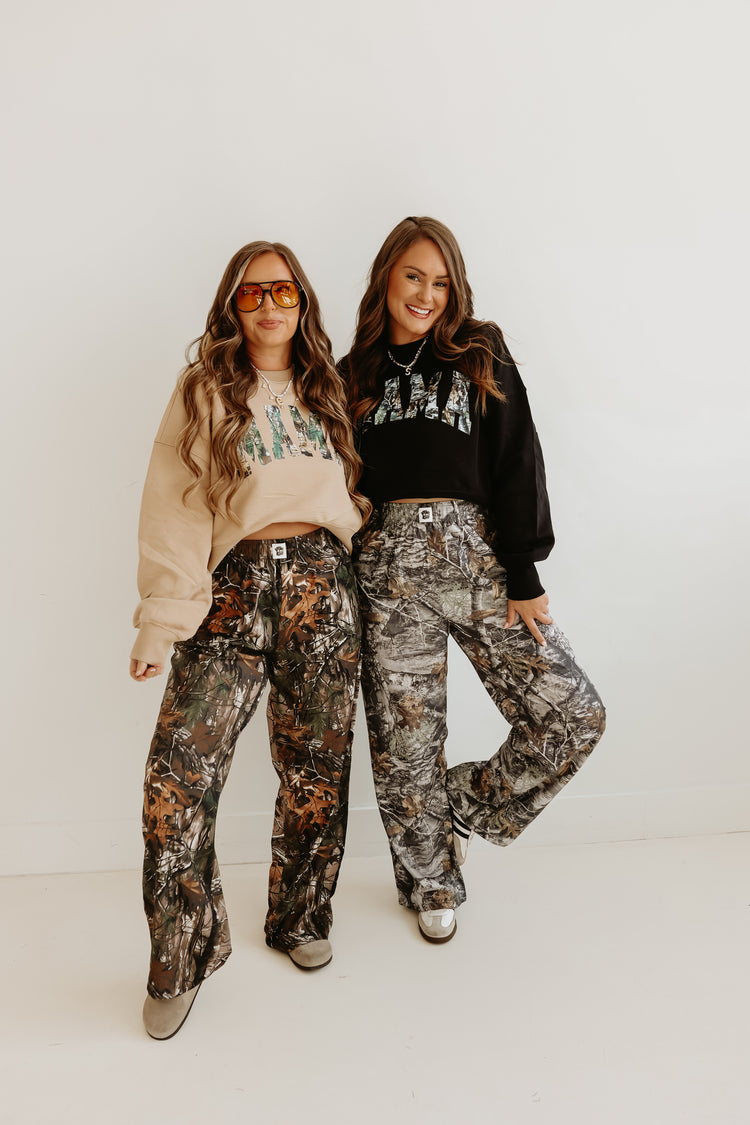 DEEP CAMO BOXER PANTS