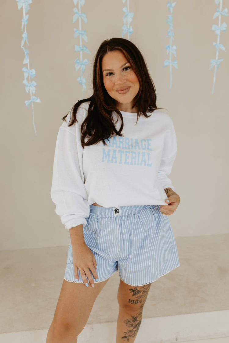 Marriage Material Crewneck Sweatshirt