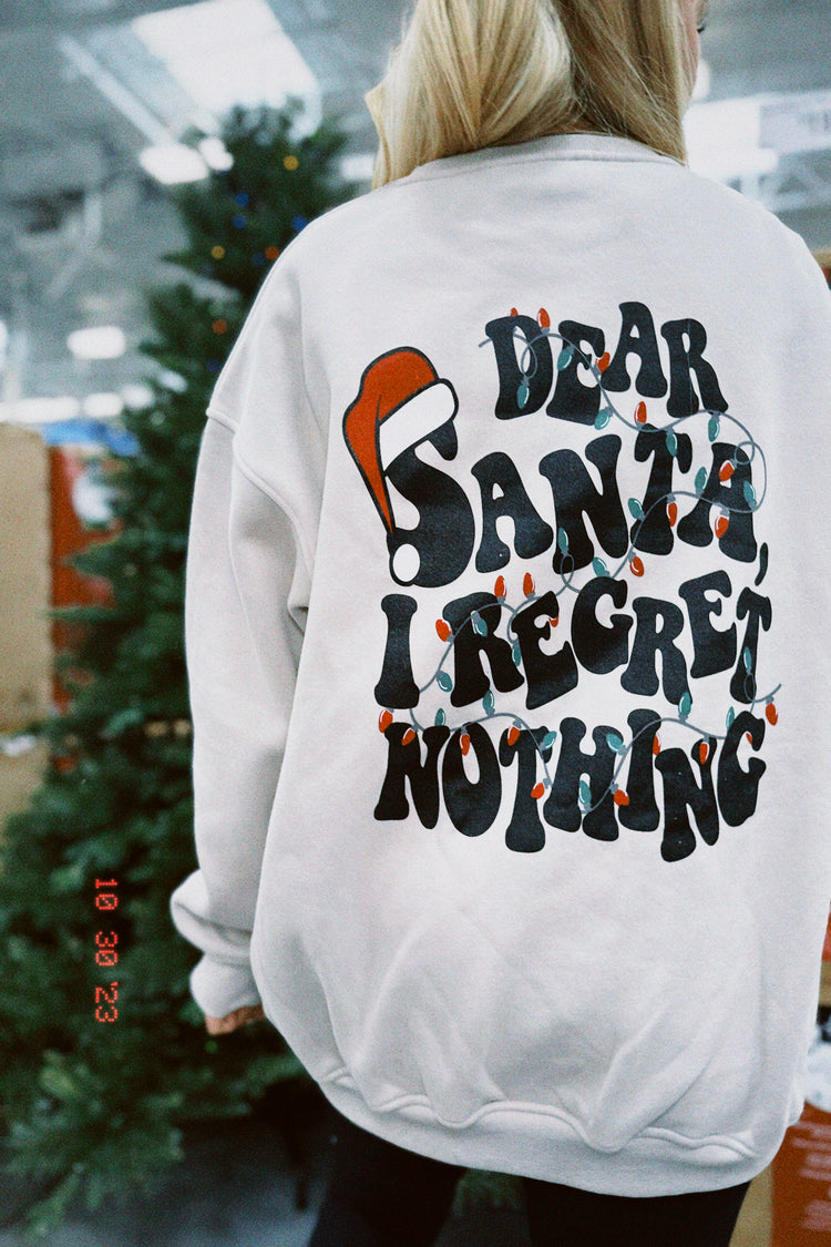 DEAR SANTA, I REGRET NOTHING LUX CREW (ADULT)
