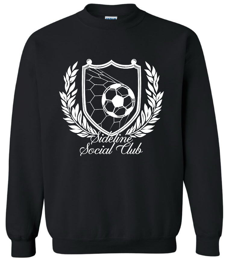 SIDELINE SOCIAL CLUB SPORTS CREW (BLACK)