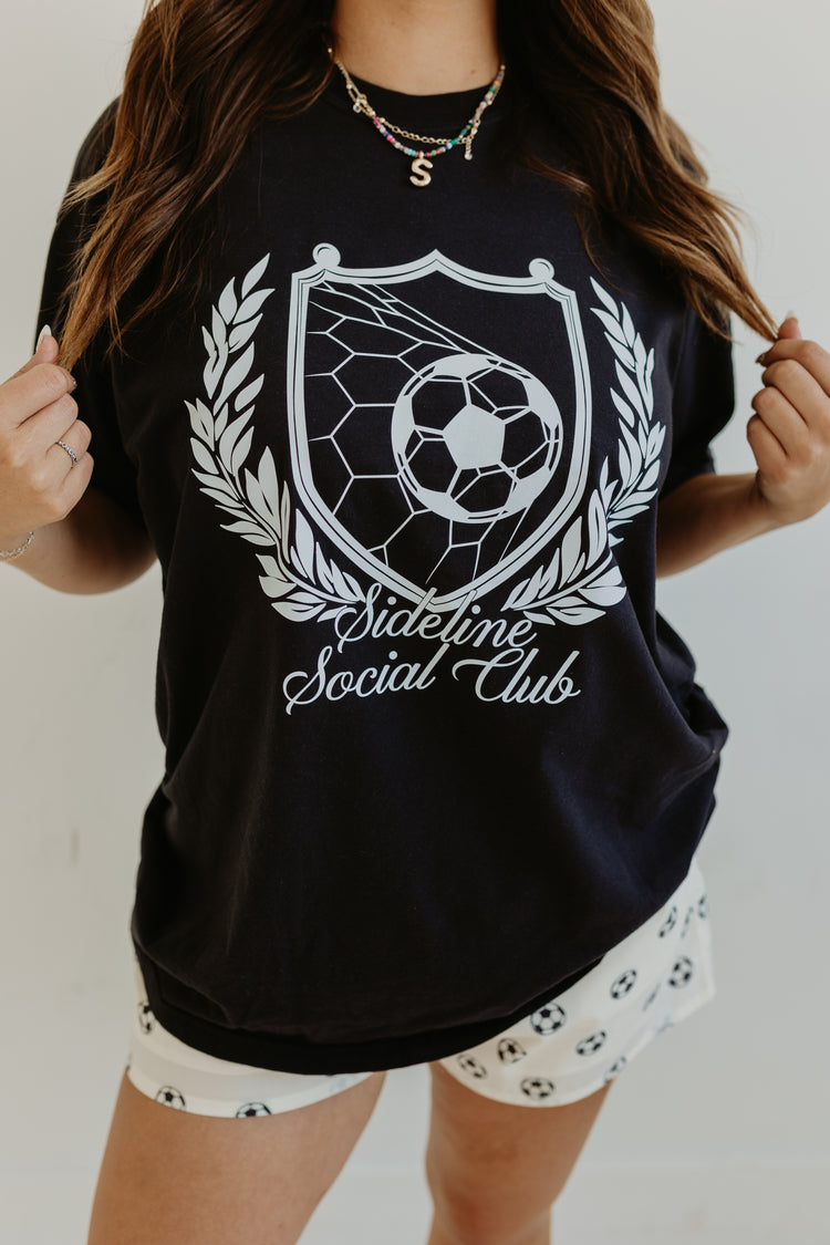 SOCCER SIDELINE SOCIAL CLUB TEE