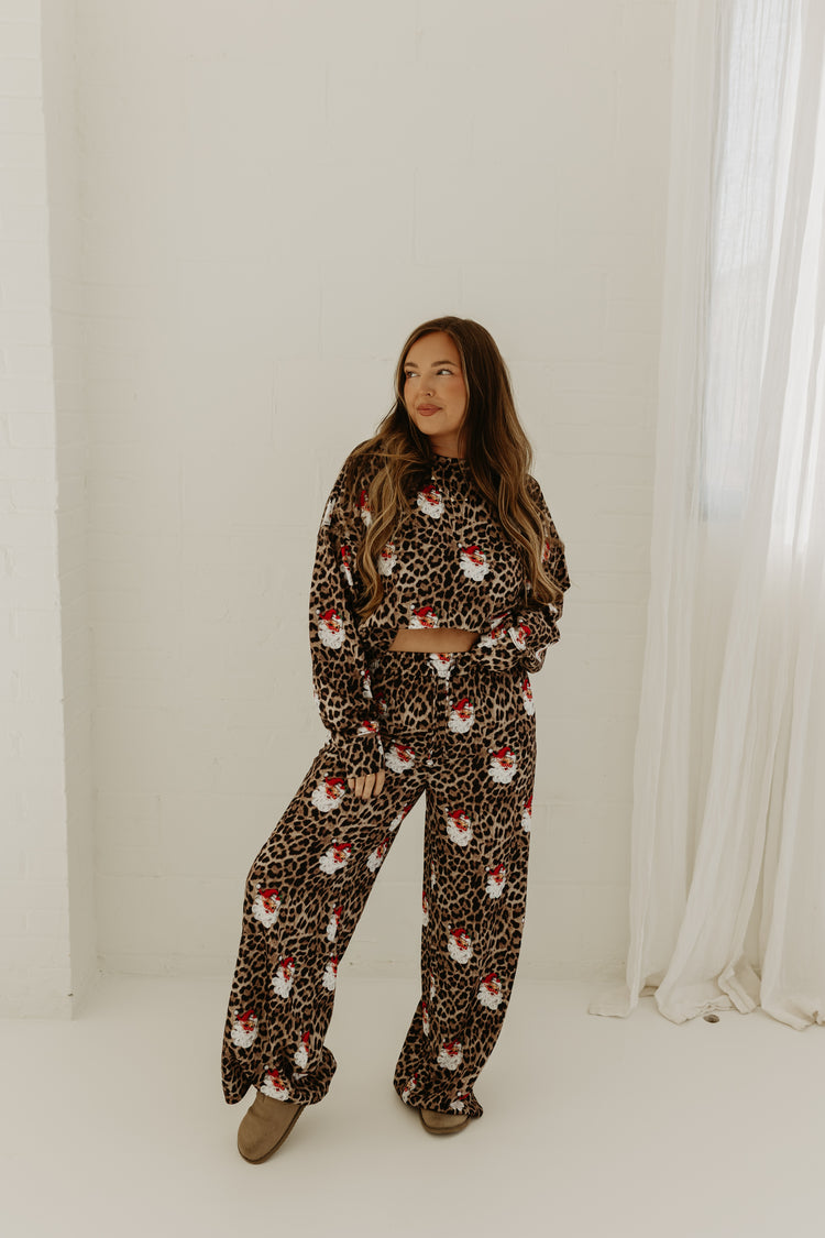 Vintage Santa Leopard Soft PANTS (PRE ORDER)