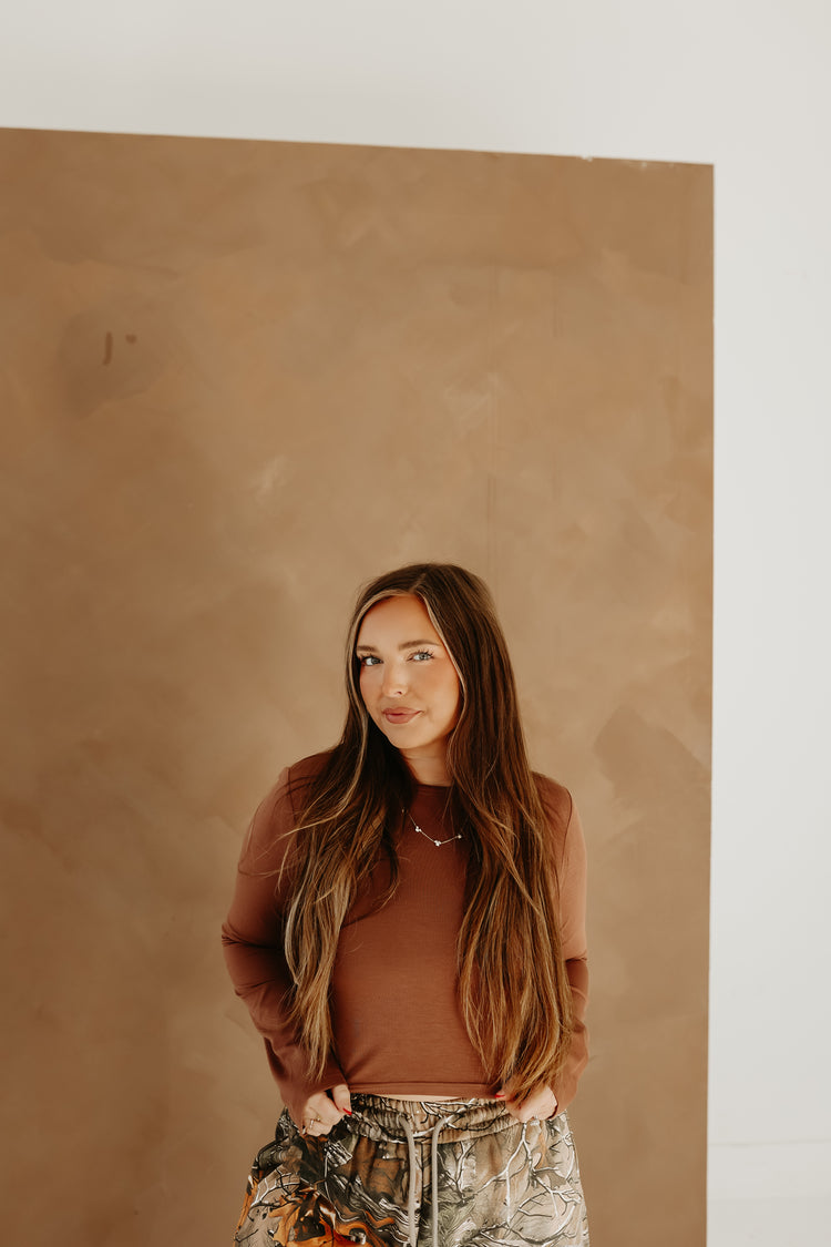 BROWN Silky Soft Baby tee