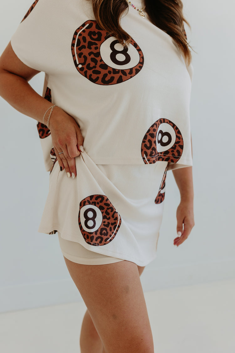 Leopard 8ball MRL Skort Set