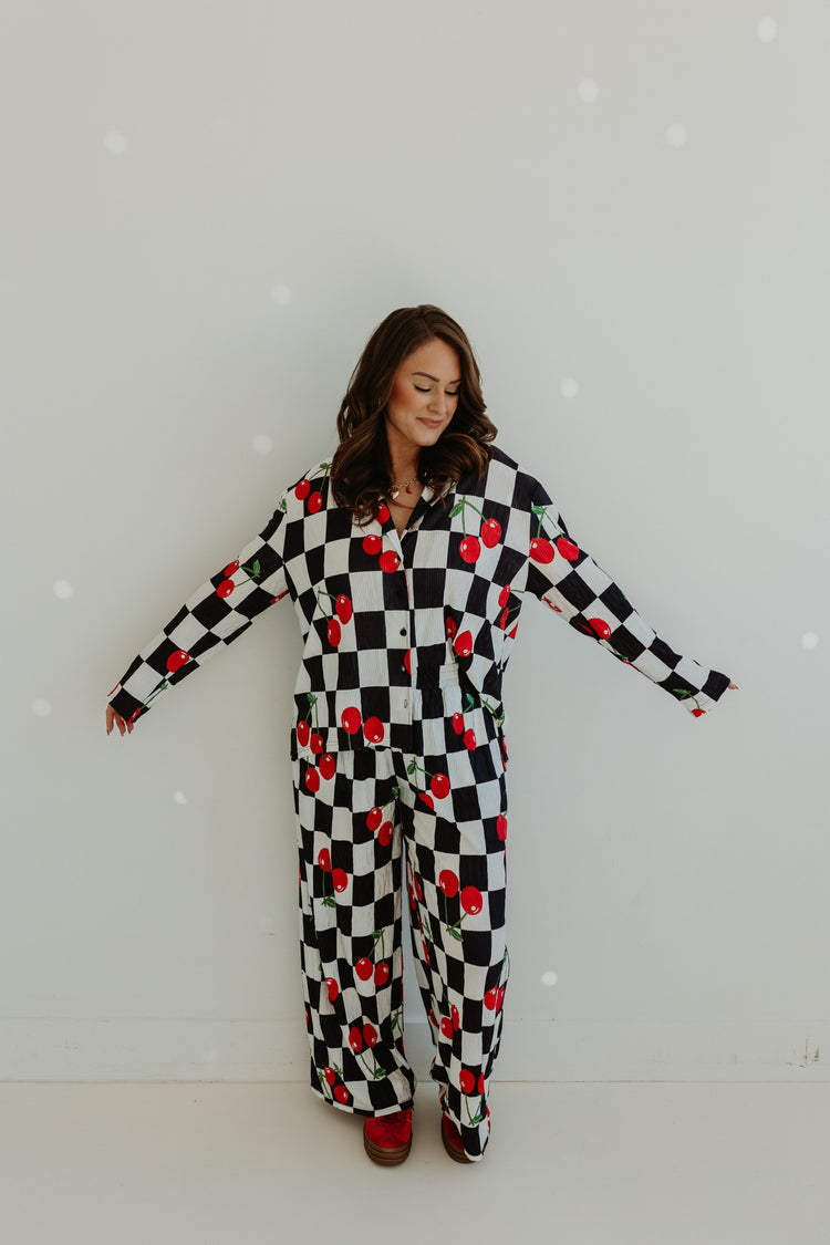 Cherry Drop Checkmate PANTS