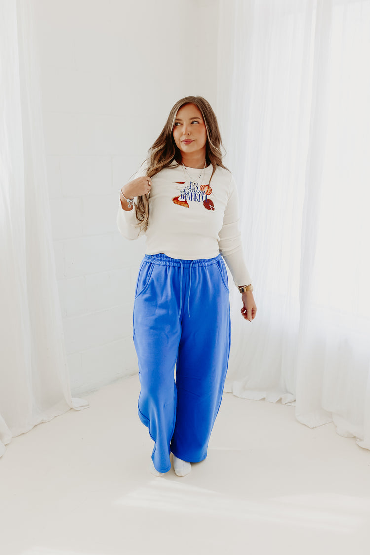 Barrel Sweat Pants ROYAL BLUE