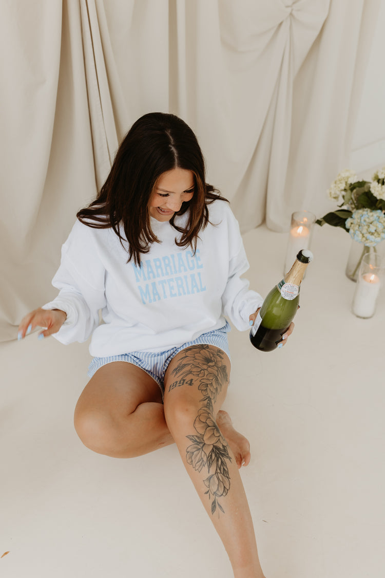 Marriage Material Crewneck Sweatshirt