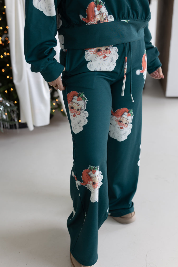 CUTIE SANTA DRAWSTRING PANTS