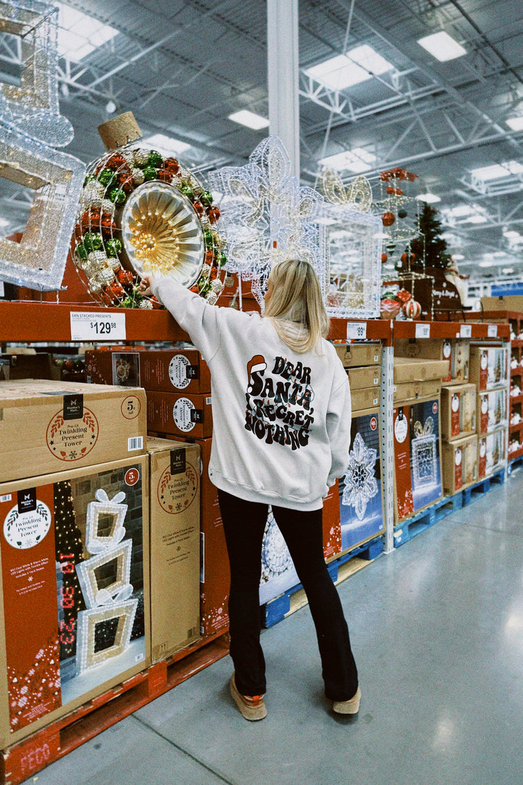 DEAR SANTA, I REGRET NOTHING LUX CREW (ADULT)