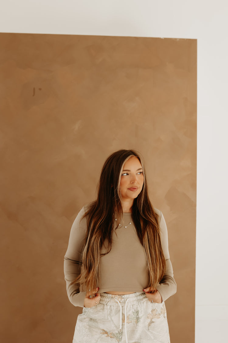 TAUPE Silky Soft Baby tee