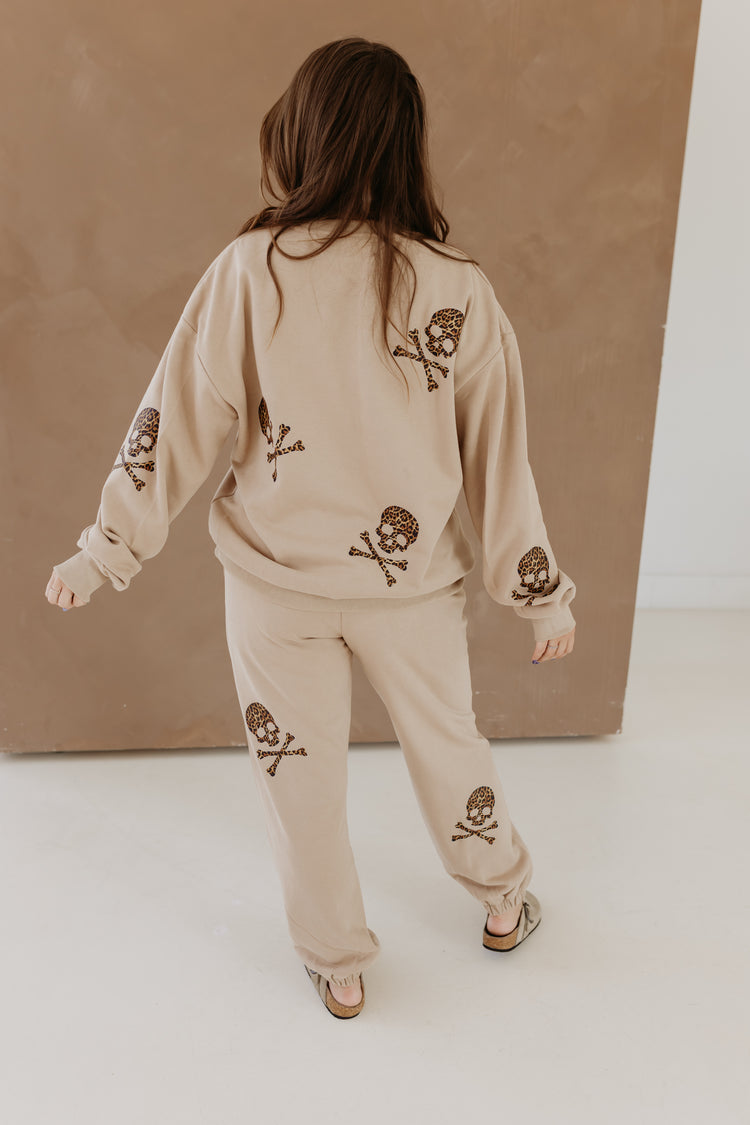Leopard Skelly Sweatshirt