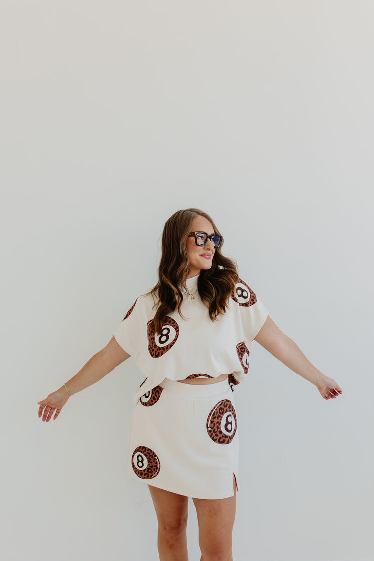 Leopard 8ball MRL Skort Set