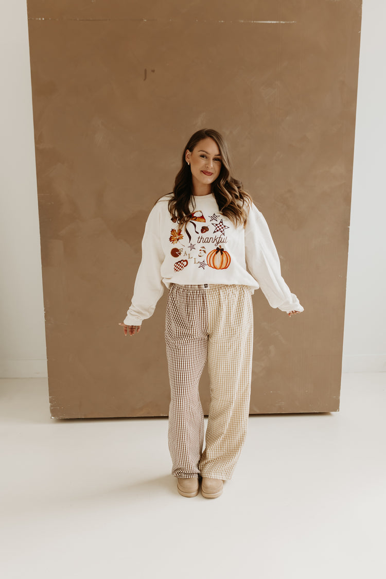 Fall Collage Crewneck Sweatshirt