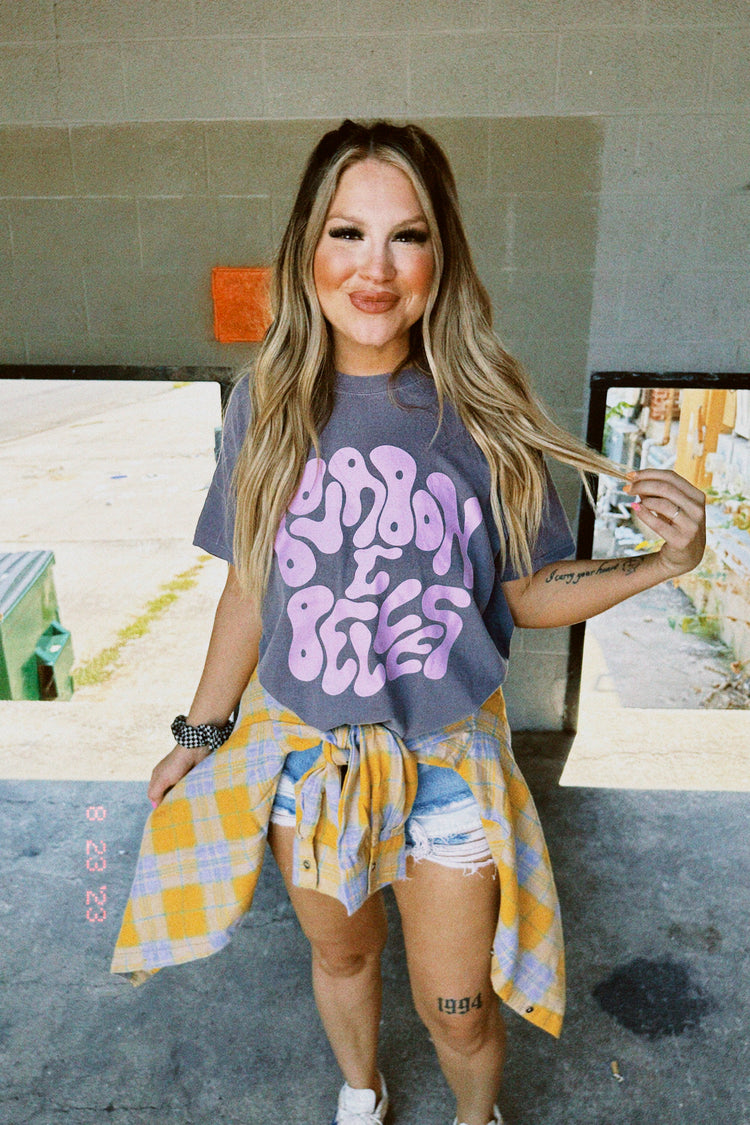 B&B LOGO TEE (BERRY)