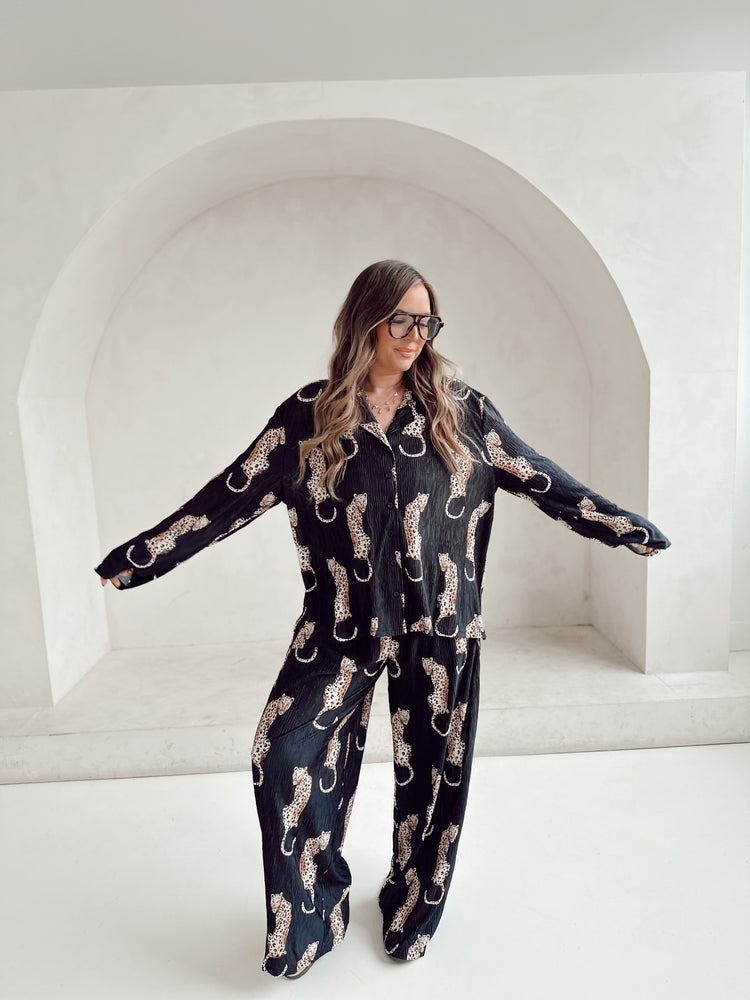 Lovely Leopard Flowy Pants