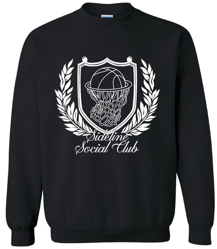 SIDELINE SOCIAL CLUB SPORTS CREW (BLACK)