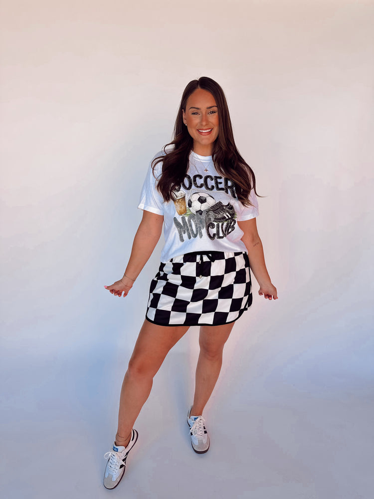 SOCCER MOMS CLUB TEE (CROPPED TEE)