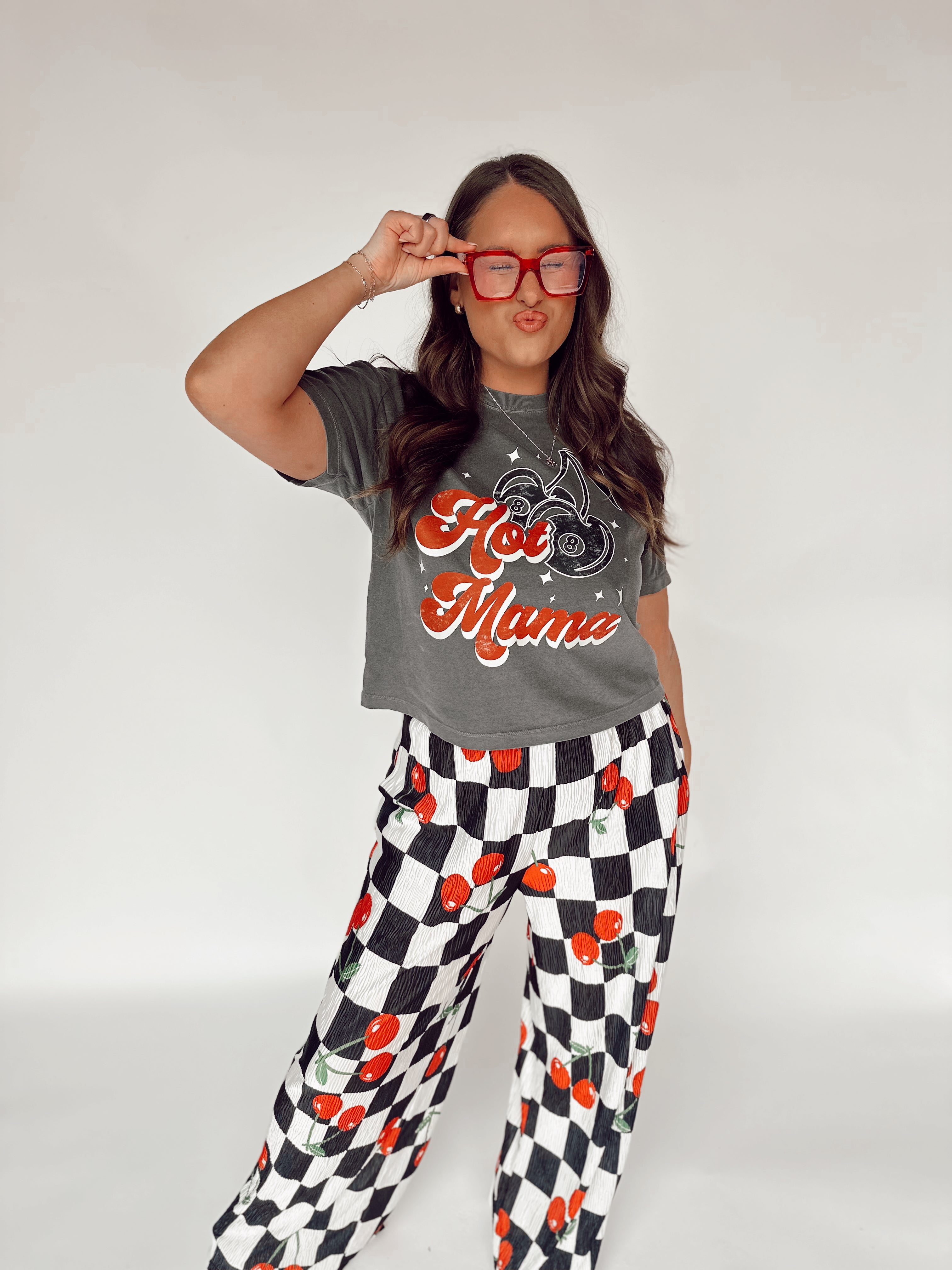 パンツ J. Vital 90s vintage check slacks Cherry Drop Checkmate PANTS – Bourbon & Belles Boutique
