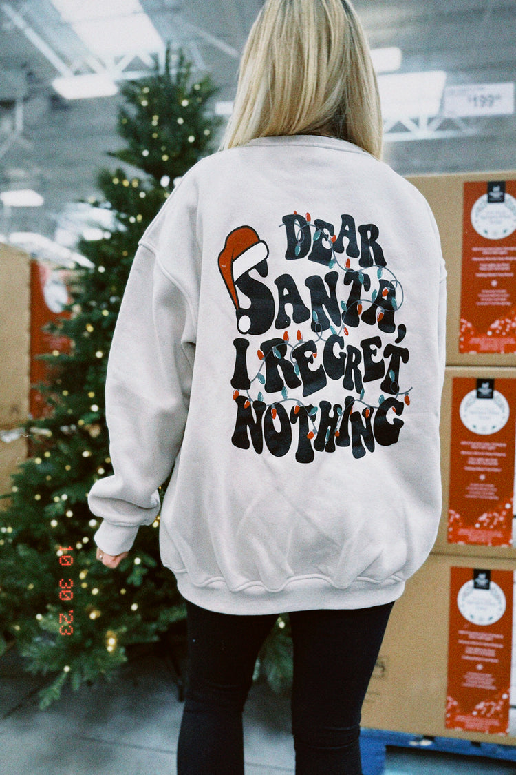 DEAR SANTA, I REGRET NOTHING LUX CREW (ADULT)