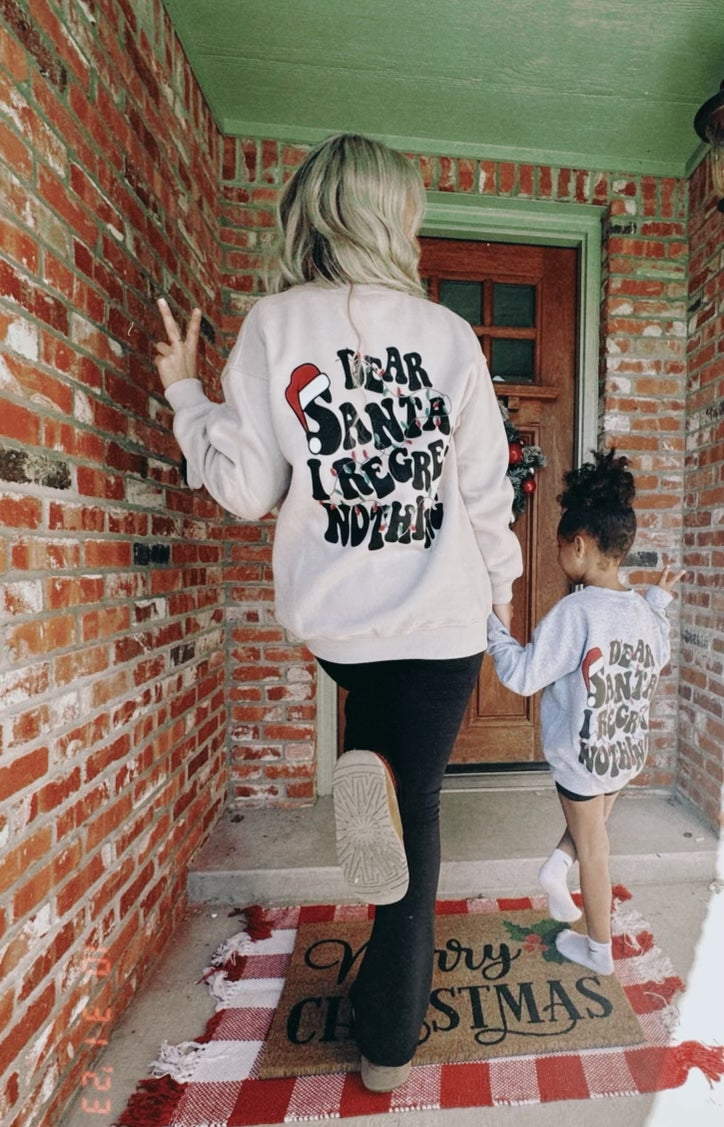 DEAR SANTA, I REGRET NOTHING LUX CREW (ADULT)
