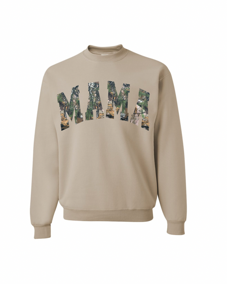 Sand MAMA or Duck Crewneck sweatshirt