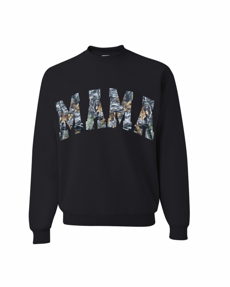 Black MAMA or Duck Crewneck