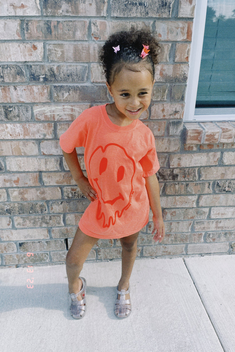 B&B NEON ORANGE SMILEY (Youth)