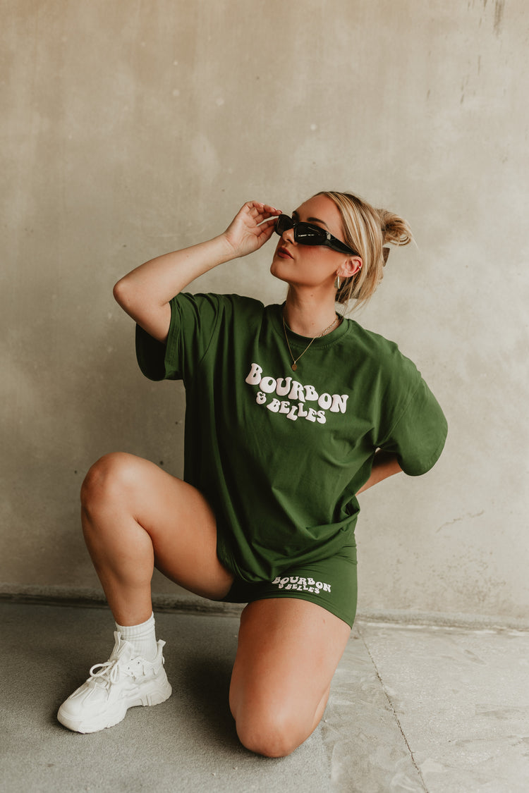 Bourbon & Belles Tee (Green)