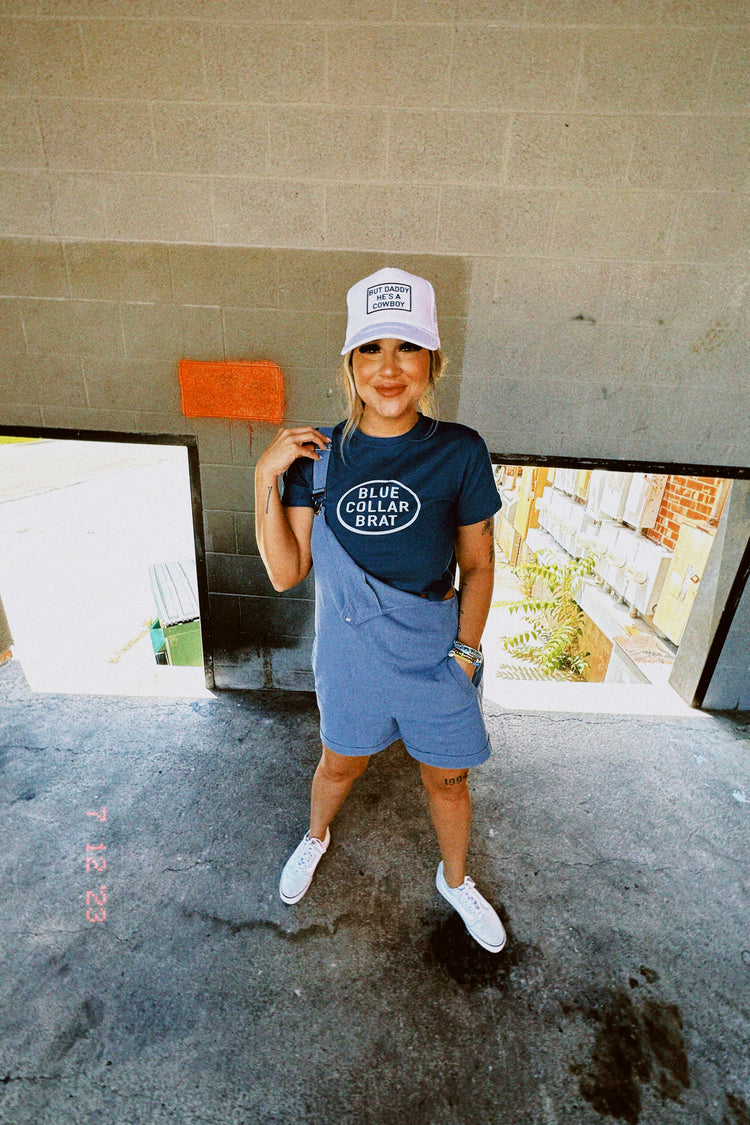 Blue Collar Brat (Baby Tee)