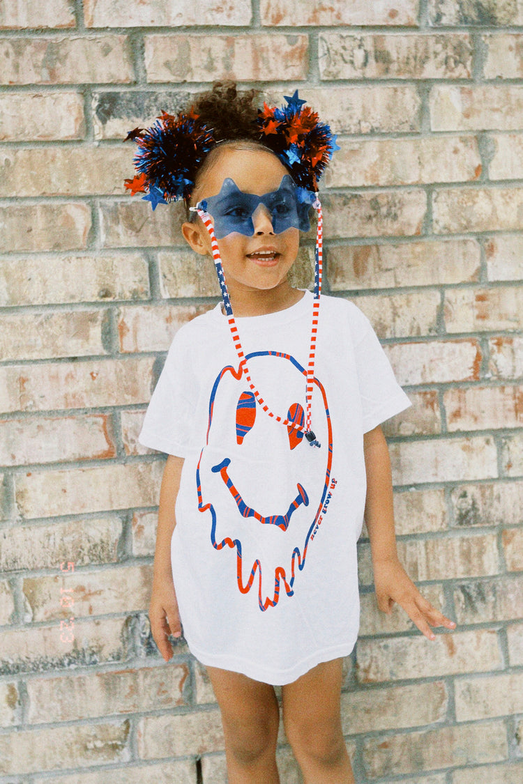 B&B RED / BLUE SMILEY (Youth)