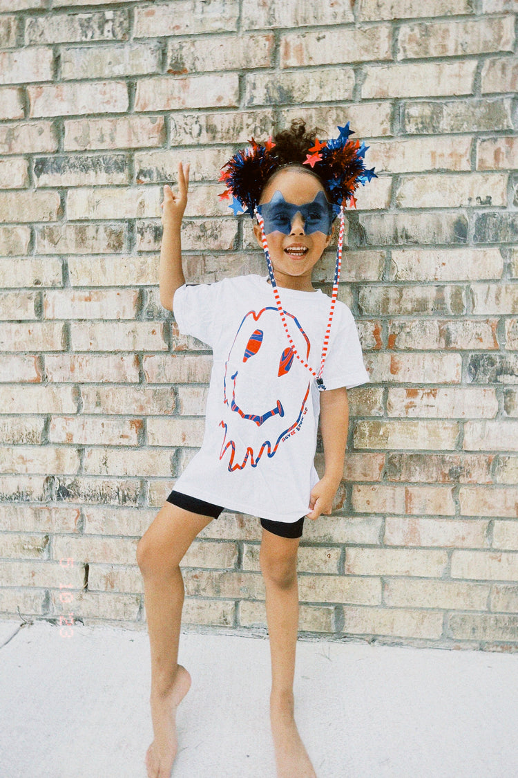 B&B RED / BLUE SMILEY (Youth)