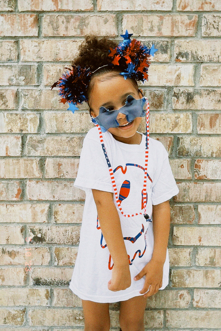 B&B RED / BLUE SMILEY (Youth)