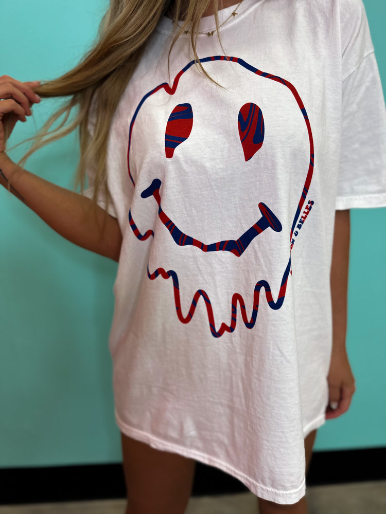 B&B RED / BLUE SMILEY (Adult)