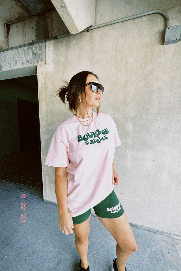 Bourbon & Belles Biker Shorts (Green)