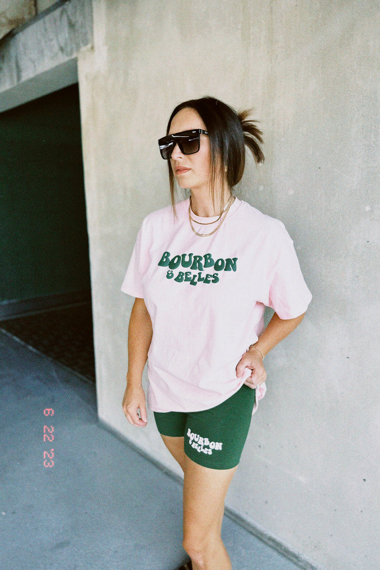 Bourbon & Belles Biker Shorts (Green)