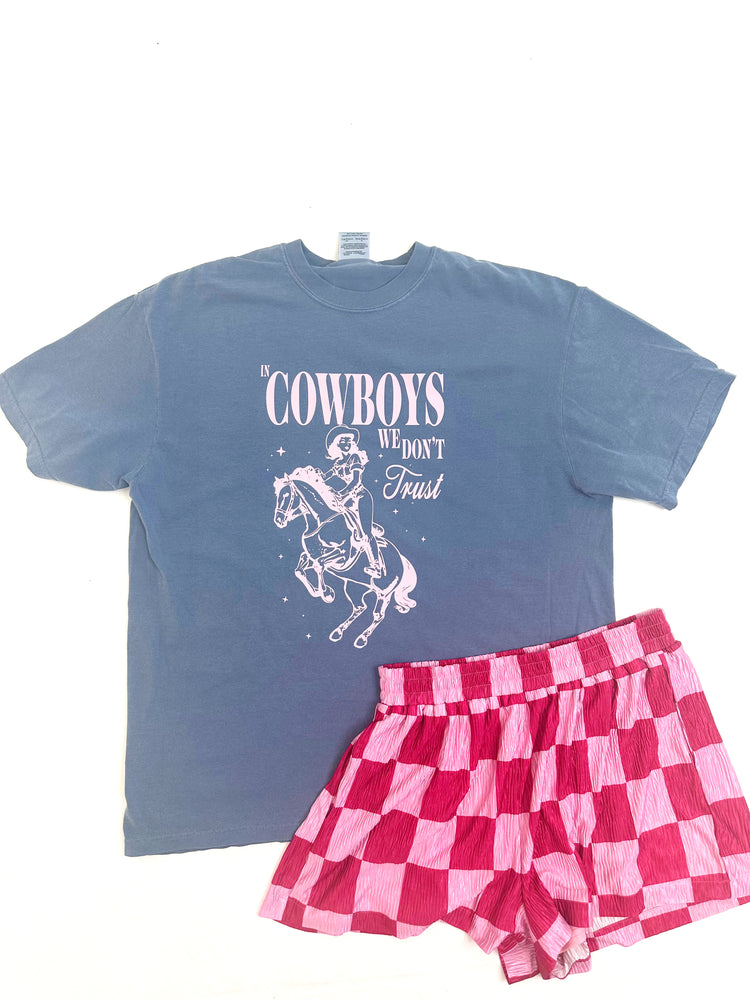 CHECKMATE SHORTS (PINK)
