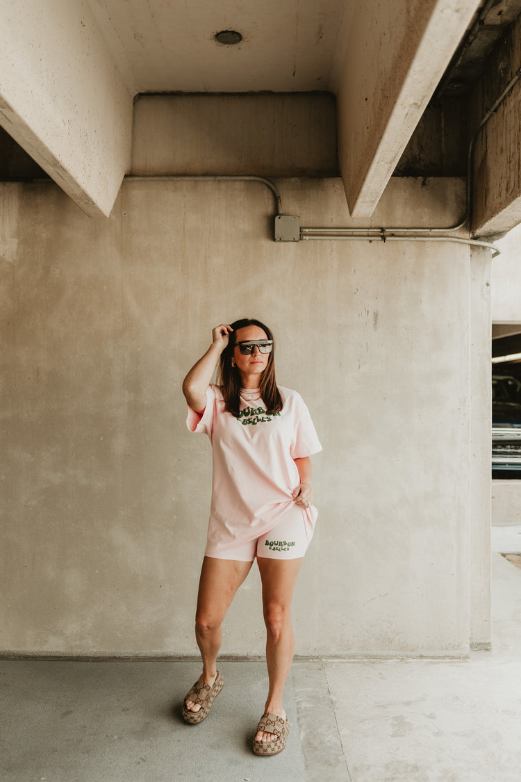 Bourbon & Belles Biker Shorts (Pink)