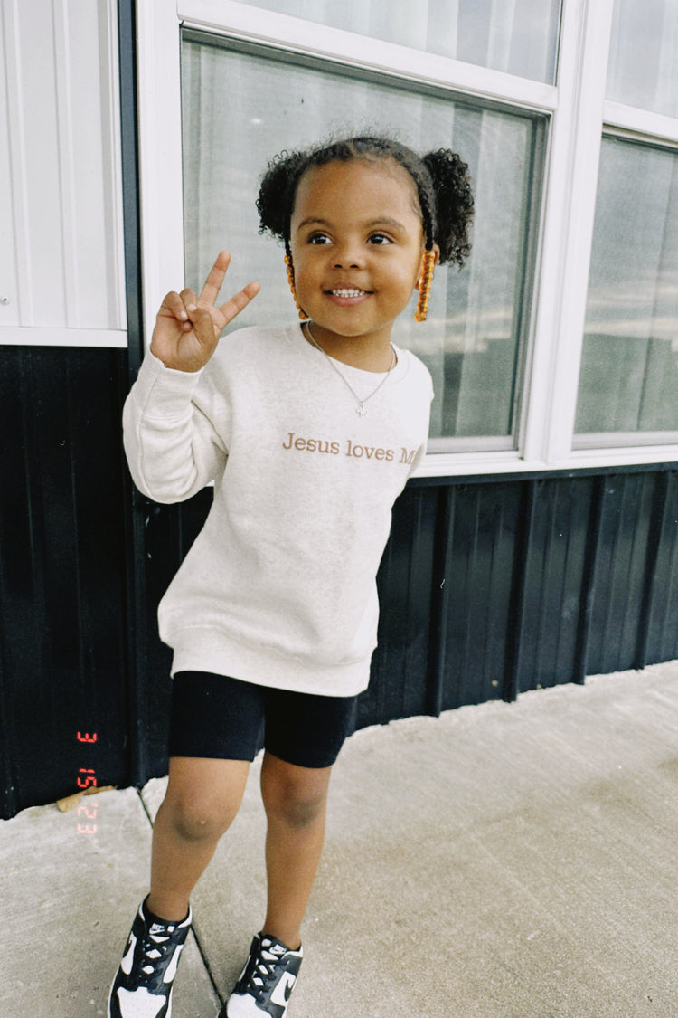 Jesus Loves Me Custom Crew (Toddler)