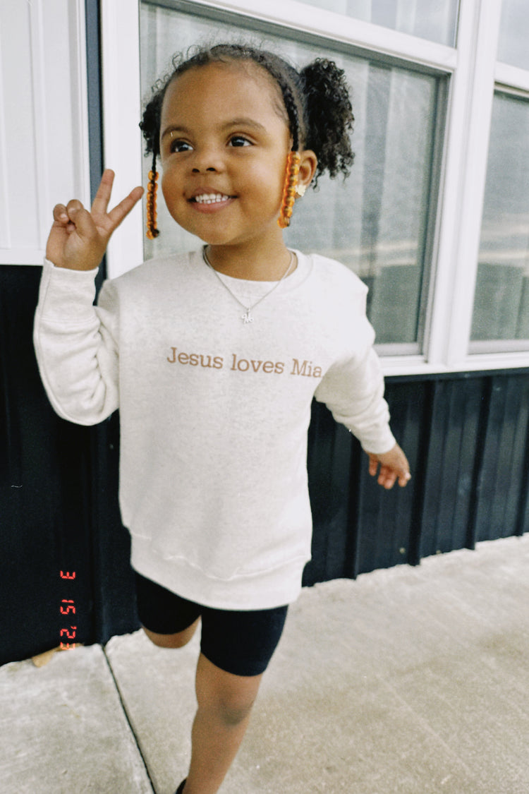 Jesus Loves Me Custom Crew (Toddler)