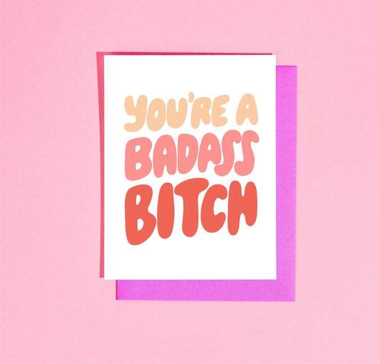 Badass Bitch card