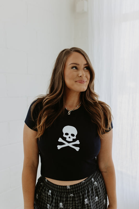 SKULL BABY TEE