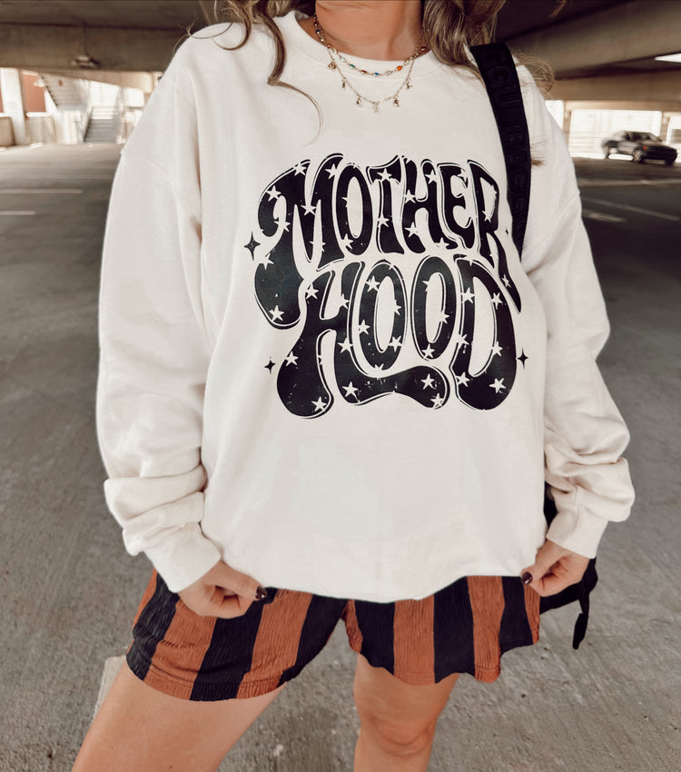 Groovy Motherhood Sweatshirt (Sweat Cream)