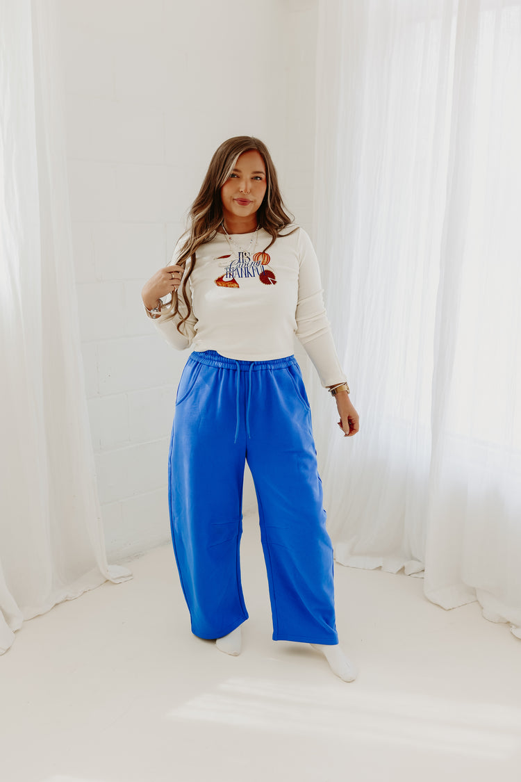 Barrel Sweat Pants ROYAL BLUE