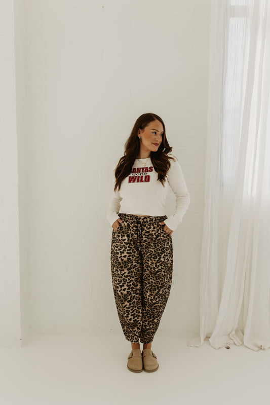 Barrel Sweat Pants (LEOPARD) PRE ORDER