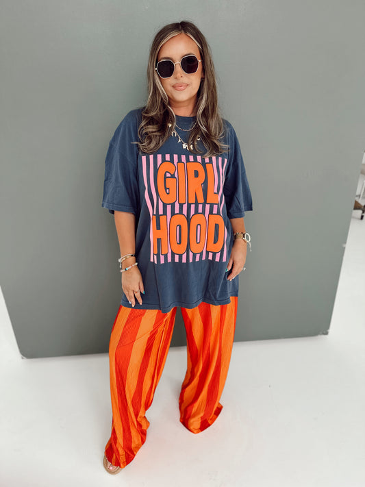 GIRLHOOD Graphic Tee (FULL LENGTH)